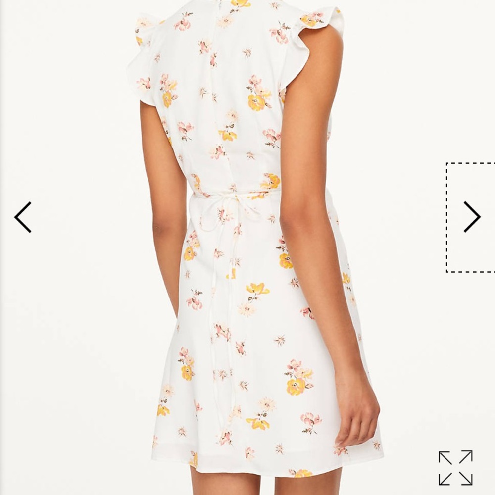 Beautiful white dress from LOFT - Picture 2 of 2